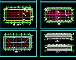 多层厂房建筑施工图免费下载 建筑装修图